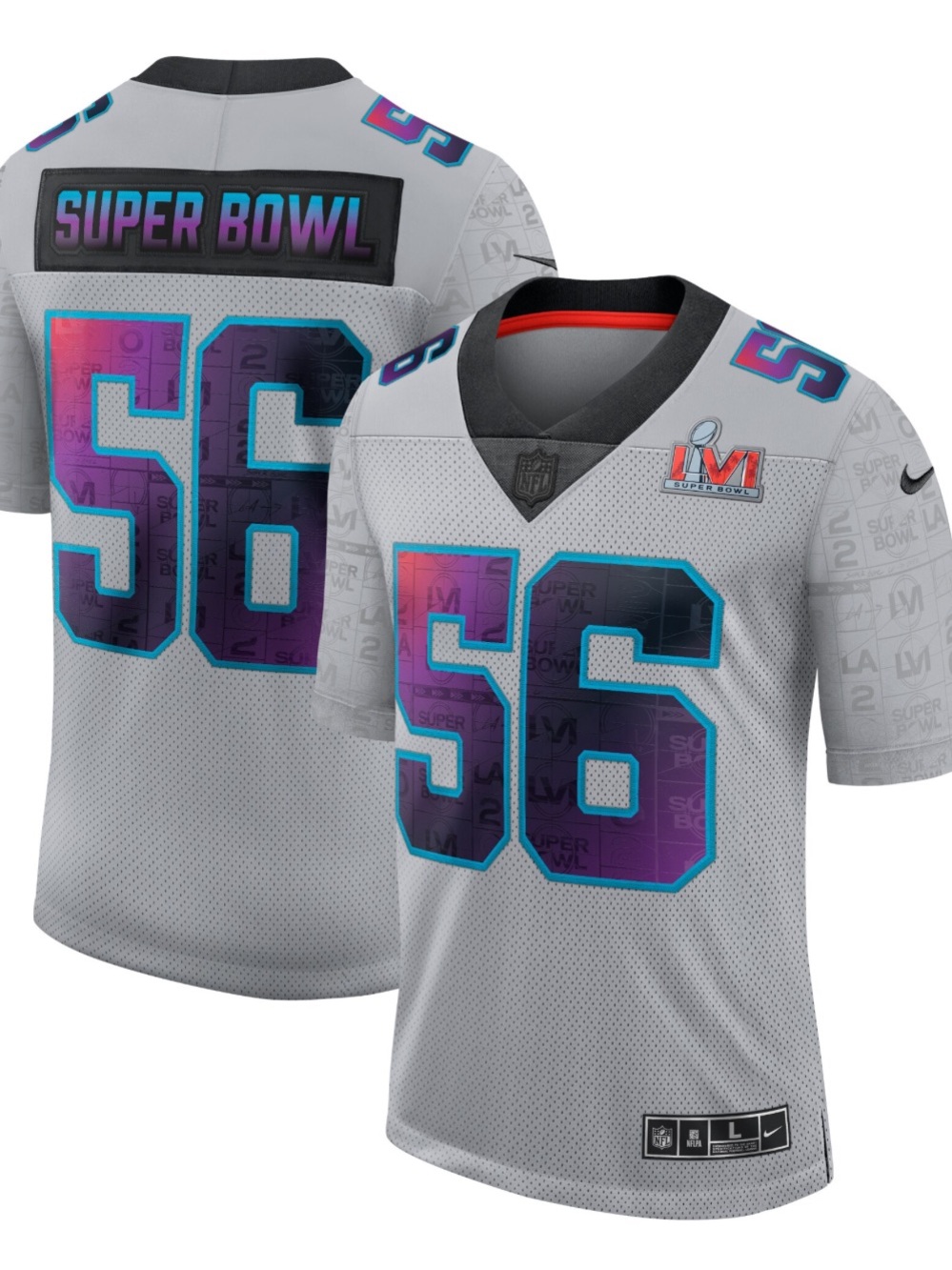 Nike Super Bowl LVI #56 Gradient Logo Limited Edition Jersey